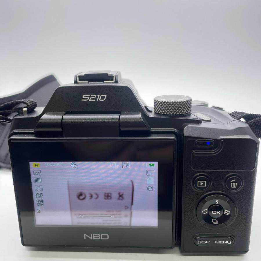 NBD ネオ一眼レフカメラ S210 16倍ズーム マイク バッテリー2個 ◇2008