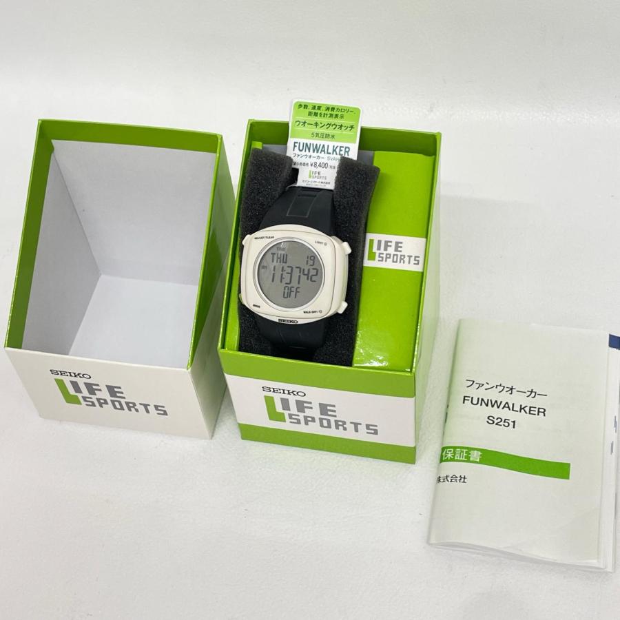 稼働品】SEIKO LIFE SPORTS S251-0020 メンズ 腕時計 Yahoo