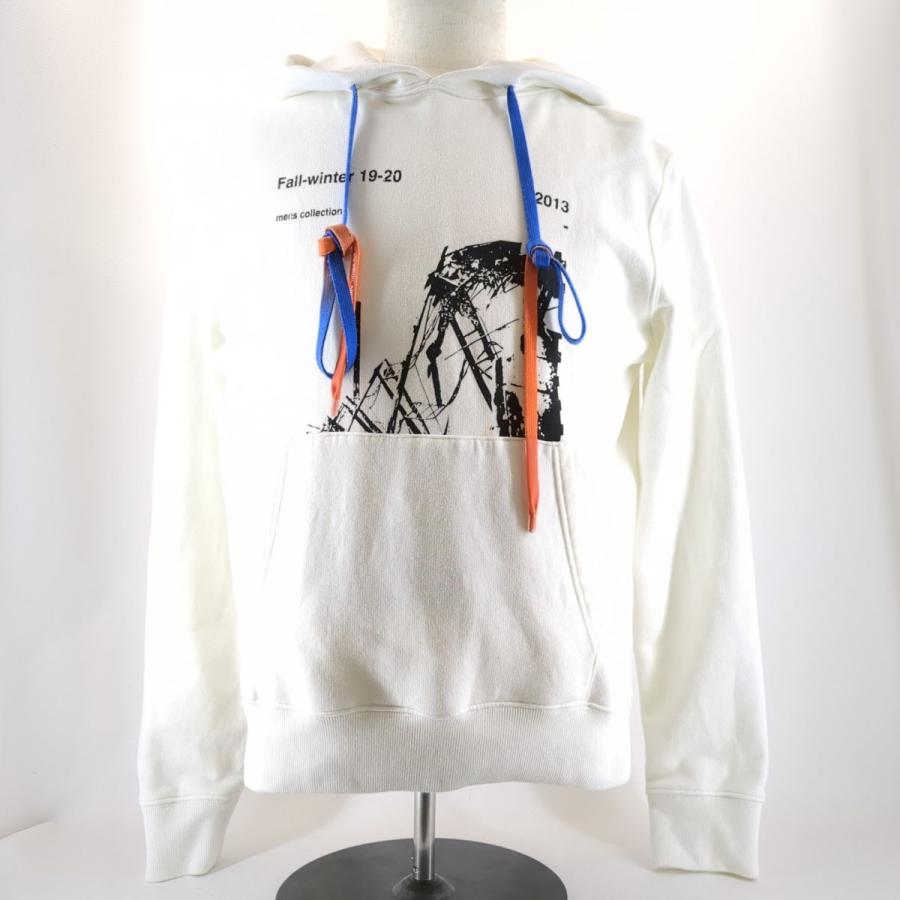 オフホワイト OFF-WHITE パーカー プルオーバー メンズ サイズS 2019AW  
