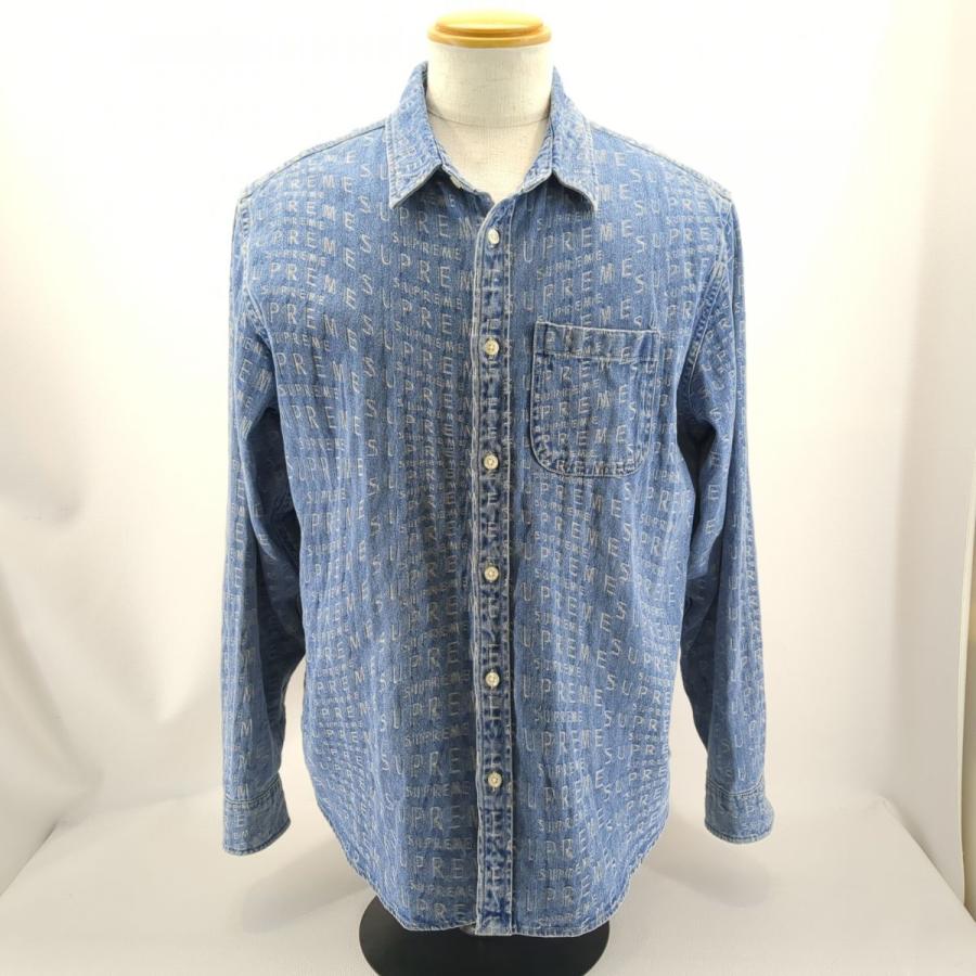 Supreme シュプリーム ジャガード デニムシャツ 21SS サイズM Supreme シュプリーム ジャガード デニムシャツ 21SS サイズM