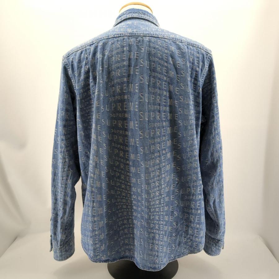 Supreme シュプリーム ジャガード デニムシャツ 21SS サイズM Supreme シュプリーム ジャガード デニムシャツ 21SS サイズM