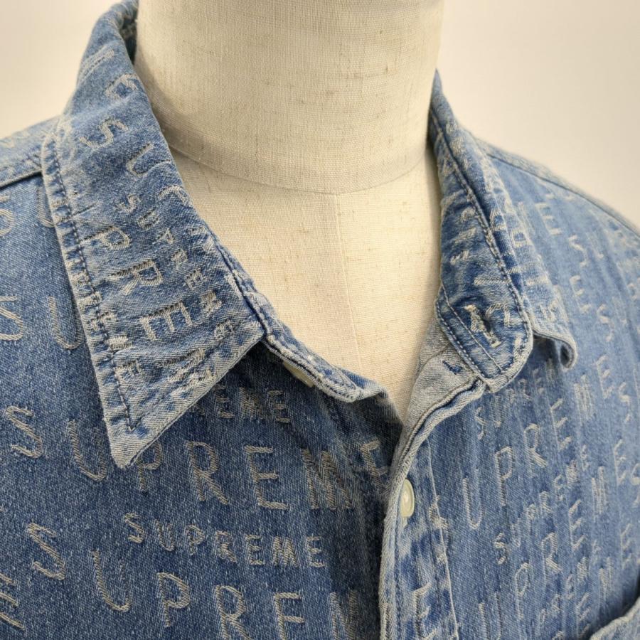 Supreme シュプリーム ジャガード デニムシャツ 21SS サイズM Supreme シュプリーム ジャガード デニムシャツ 21SS サイズM