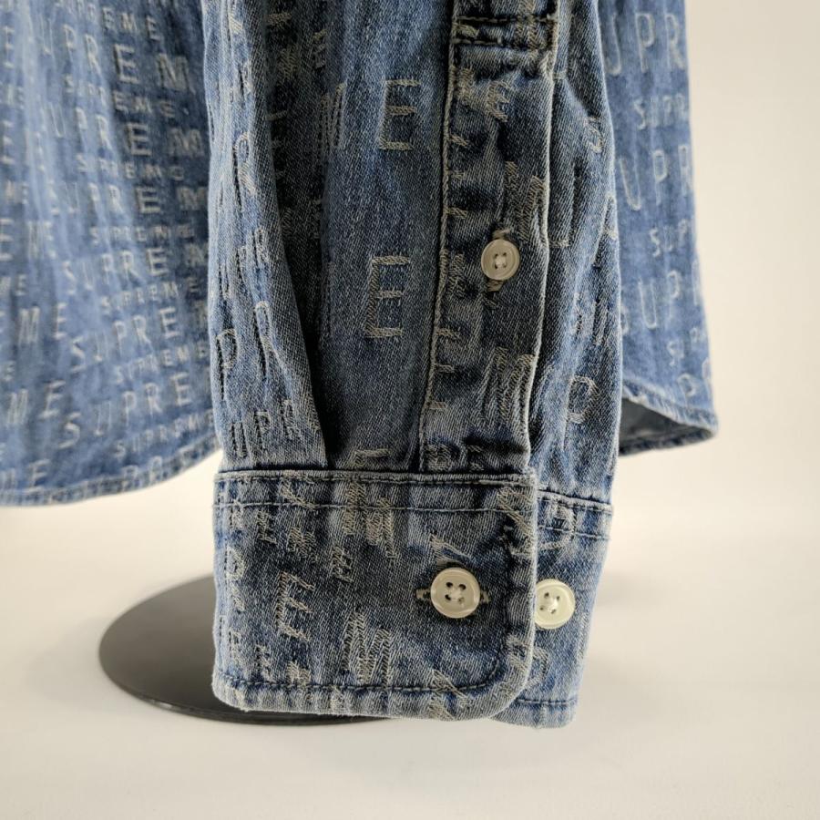 Supreme シュプリーム ジャガード デニムシャツ 21SS サイズM Supreme シュプリーム ジャガード デニムシャツ 21SS サイズM
