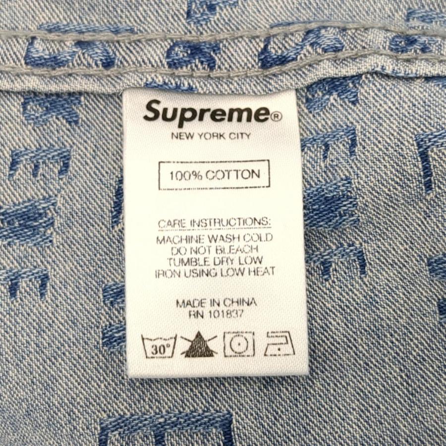 Supreme シュプリーム ジャガード デニムシャツ 21SS サイズM Supreme シュプリーム ジャガード デニムシャツ 21SS サイズM