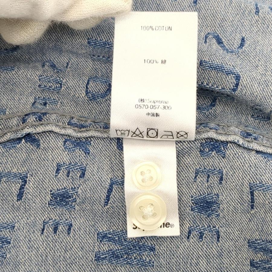 Supreme シュプリーム ジャガード デニムシャツ 21SS サイズM Supreme シュプリーム ジャガード デニムシャツ 21SS サイズM