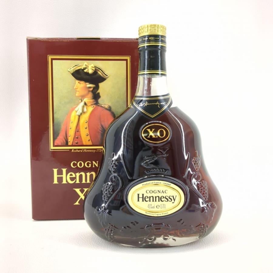 未開栓 美品　Hennessy ヘネシー XO 金キャップ 700ml 箱あり 値下げ】ヘネシー Hennessy XO 金キャップ 700ml 箱付き