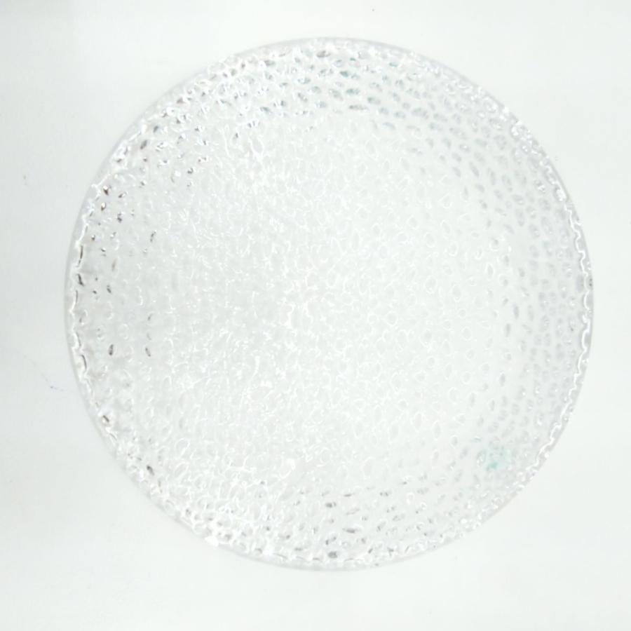 未使用品 ティファニー コブルストーンプラター ガラス 大皿 28cm 
