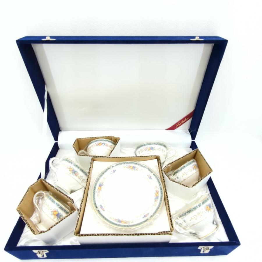 未使用品 NORITAKE カップ ソーサー キングスクロス 6セット ケース  