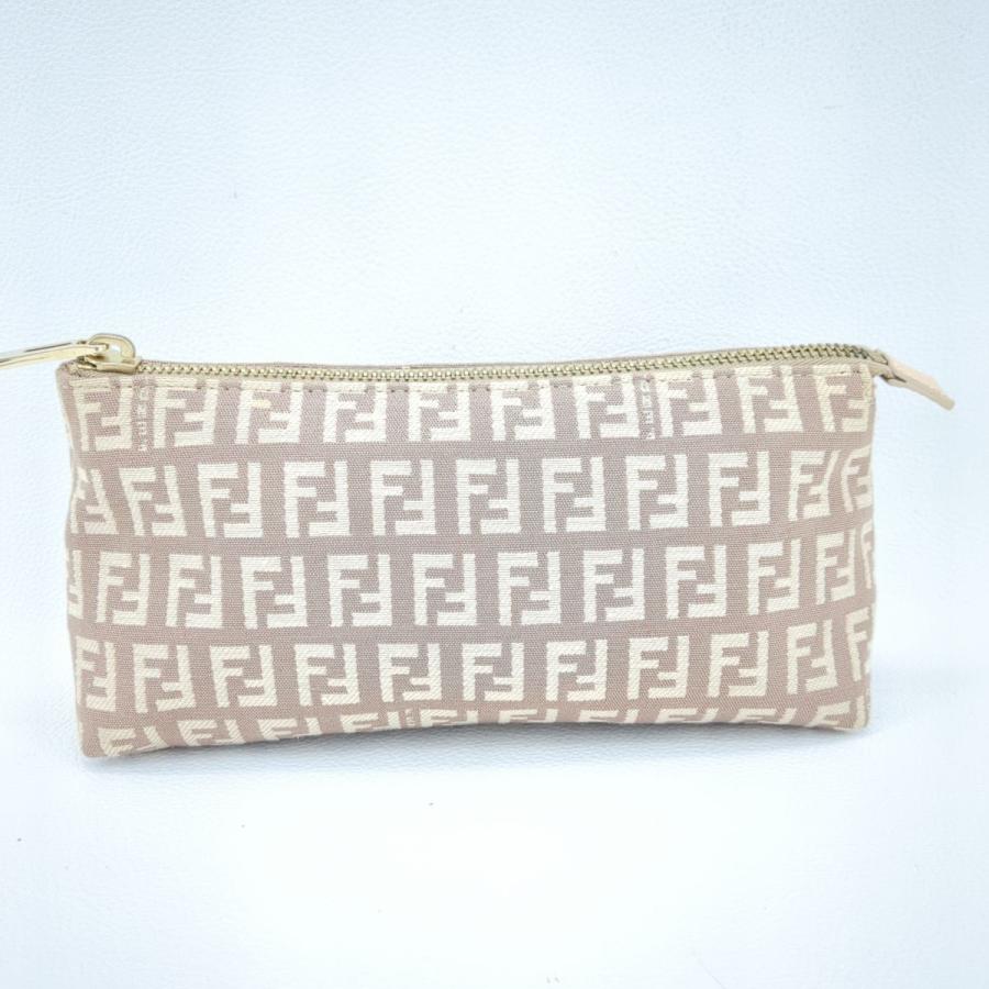 FENDI フェンディ コスメポーチ ズッキーノ ポーチ 小物入 FENDI フェンディ コスメポーチ ズッキーノ ポーチ 小物入
