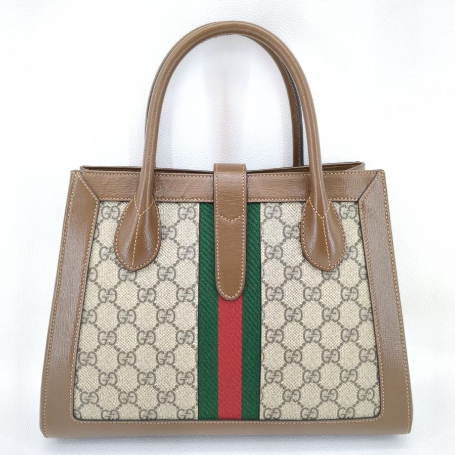 GUCCI ハンドバッグ シマ ジャッキー GG レザー ゴールド金具 GUCCI ハンドバッグ シマ ジャッキー GG レザー ゴールド金具