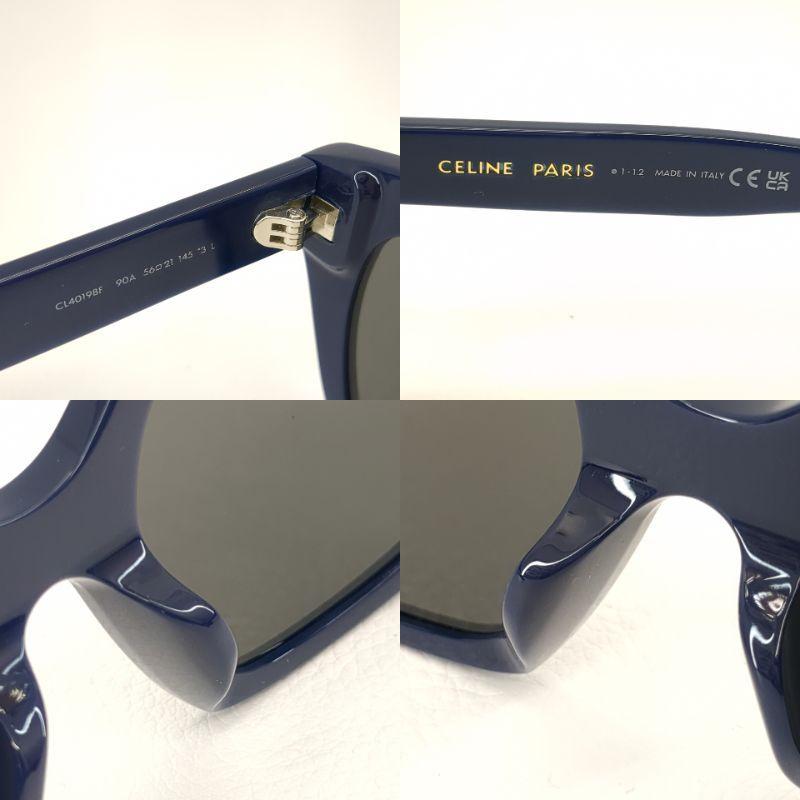 CELINE セリーヌ サングラス CL40198F ネイビー ロゴ 専用ケース CELINE セリーヌ サングラス CL40198F ネイビー ロゴ 専用ケース