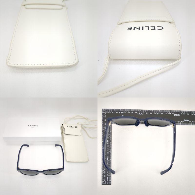 CELINE セリーヌ サングラス CL40198F ネイビー ロゴ 専用ケース CELINE セリーヌ サングラス CL40198F ネイビー ロゴ 専用ケース