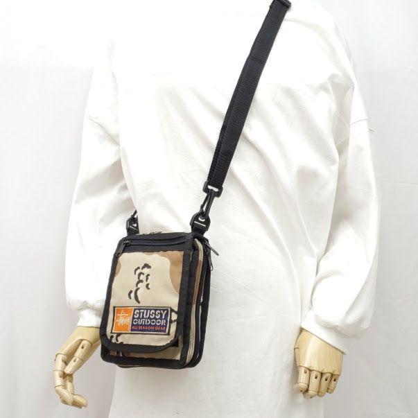 STUSSY ステューシー アウトドア ミニショルダーバッグ カモフラ STUSSY ステューシー アウトドア ミニショルダーバッグ カモフラ