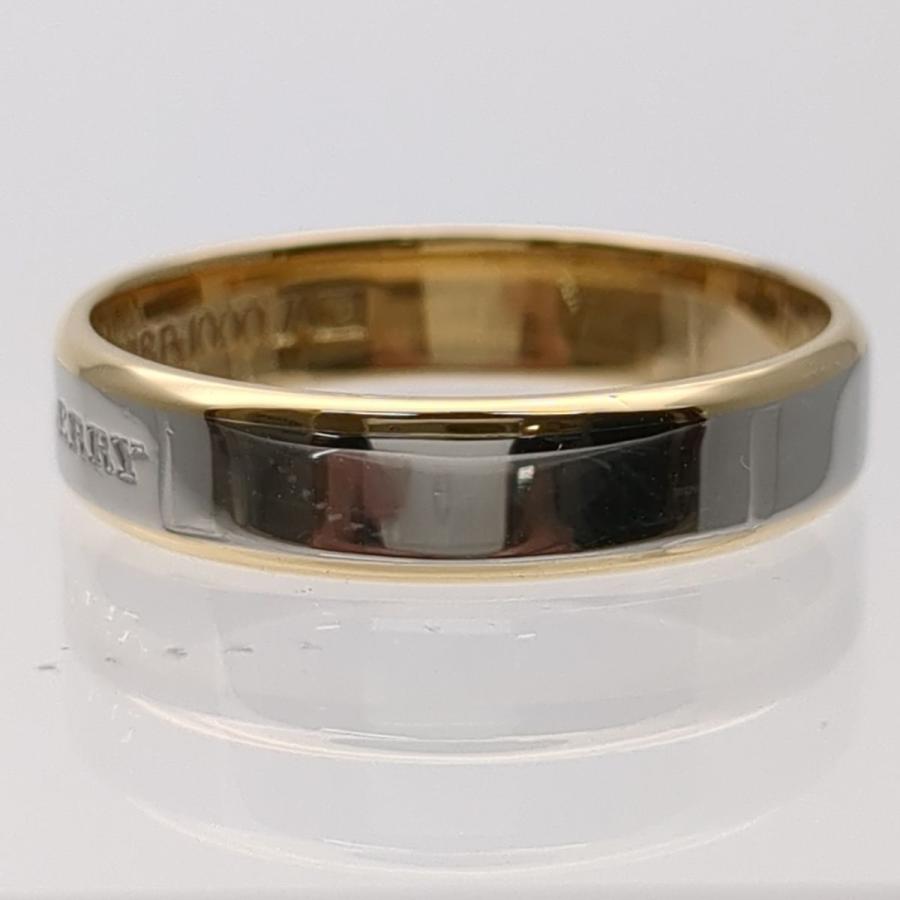 BURBERRY バーバリー リング 24号 K18×Pt1000 5.9g 磨き済 BURBERRY バーバリー リング 24号 K18×Pt1000 5.9g 磨き済