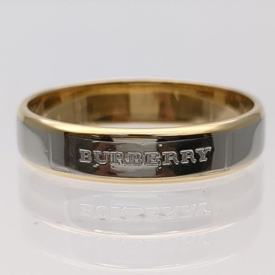 BURBERRY バーバリー リング 24号 K18×Pt1000 5.9g 磨き済 BURBERRY バーバリー リング 24号 K18×Pt1000 5.9g 磨き済