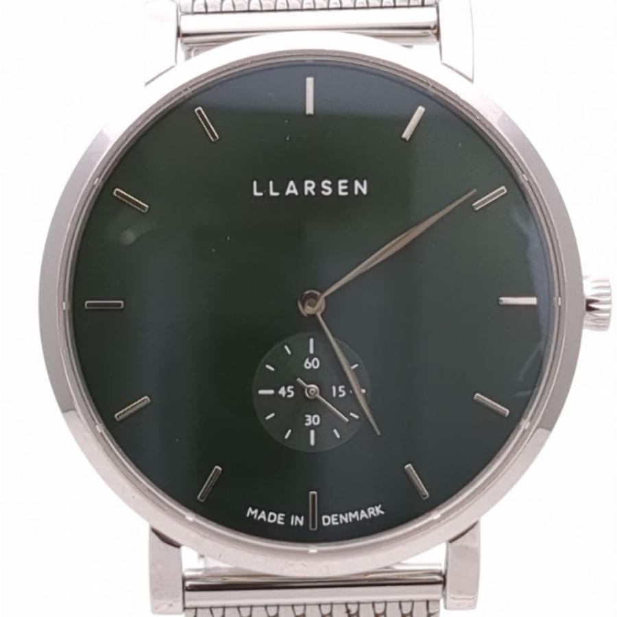 LARS LARSEN グリーン文字盤 腕時計 