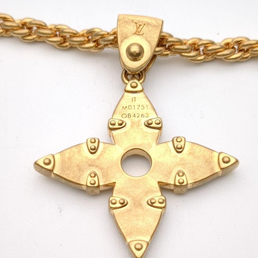 美品 ルイヴィトン ネックレス ペンダントLVロープ M01751 現行 美品 ルイヴィトン ネックレス ペンダントLVロープ M01751 現行