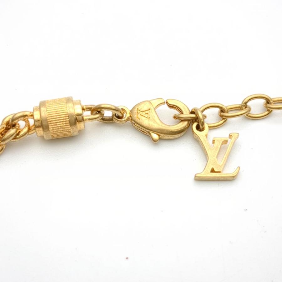 美品 ルイヴィトン ネックレス ペンダントLVロープ M01751 現行 美品 ルイヴィトン ネックレス ペンダントLVロープ M01751 現行