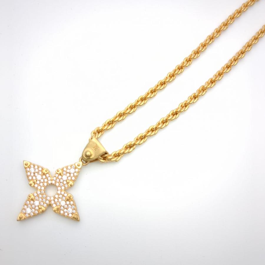 美品 ルイヴィトン ネックレス ペンダントLVロープ M01751 現行 美品 ルイヴィトン ネックレス ペンダントLVロープ M01751 現行