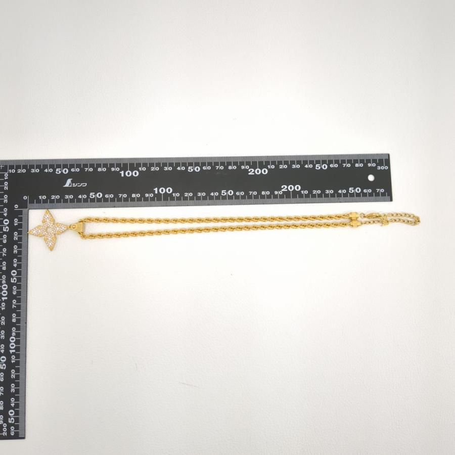美品 ルイヴィトン ネックレス ペンダントLVロープ M01751 現行 美品 ルイヴィトン ネックレス ペンダントLVロープ M01751 現行