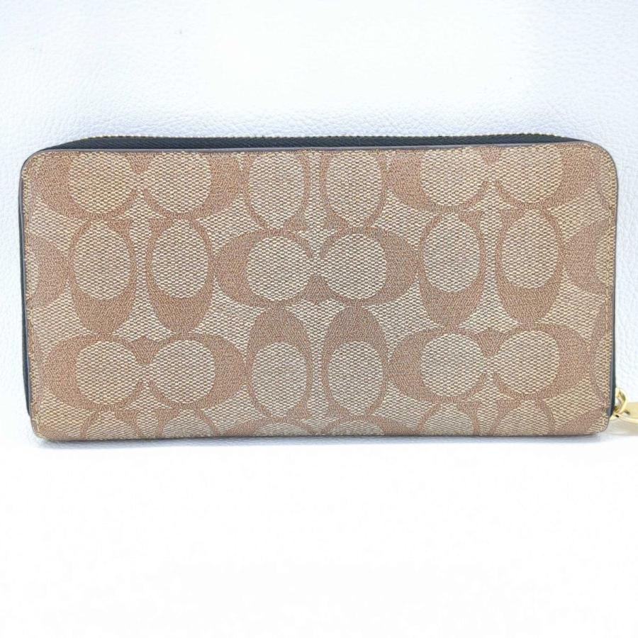 COACH 美品 コーチ バスキア 長財布 ラウンドファスナー COACH 美品 コーチ バスキア 長財布 ラウンドファスナー