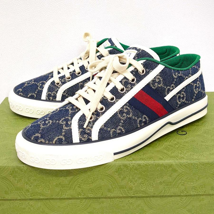 Gucci Tennis 1977 美品 グッチ ローカットスニーカー メンズ サイズ5 