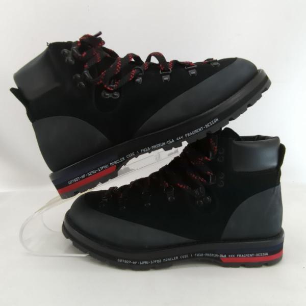 モンクレール ショートブーツ サイズ 42 ブラック メンズ MONCLER GENIUS 7 FRAGMENT 靴 中古 ◆2009_4