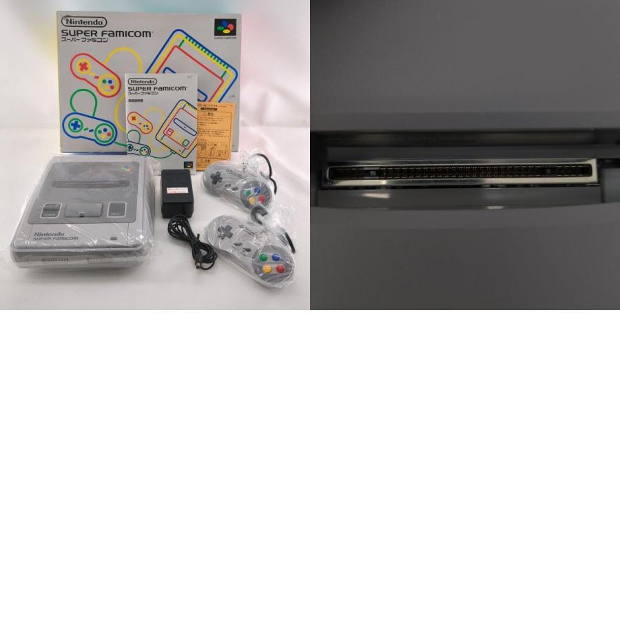 任天堂 スーパーファミコン 本体 ACアダプタ付 SHVC-001 Nintendo SUPER FAMICOM ゲーム 中古  ◆2009の画像