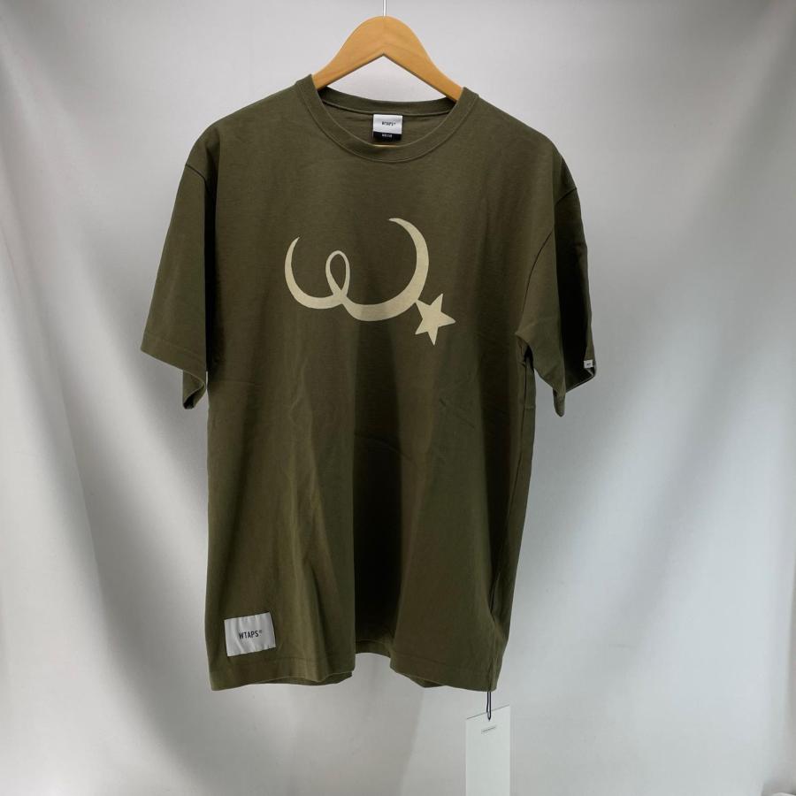 Tシャツ 半袖Tシャツ WTAPS ダブルタップス メンズ オリーブ SIZE M