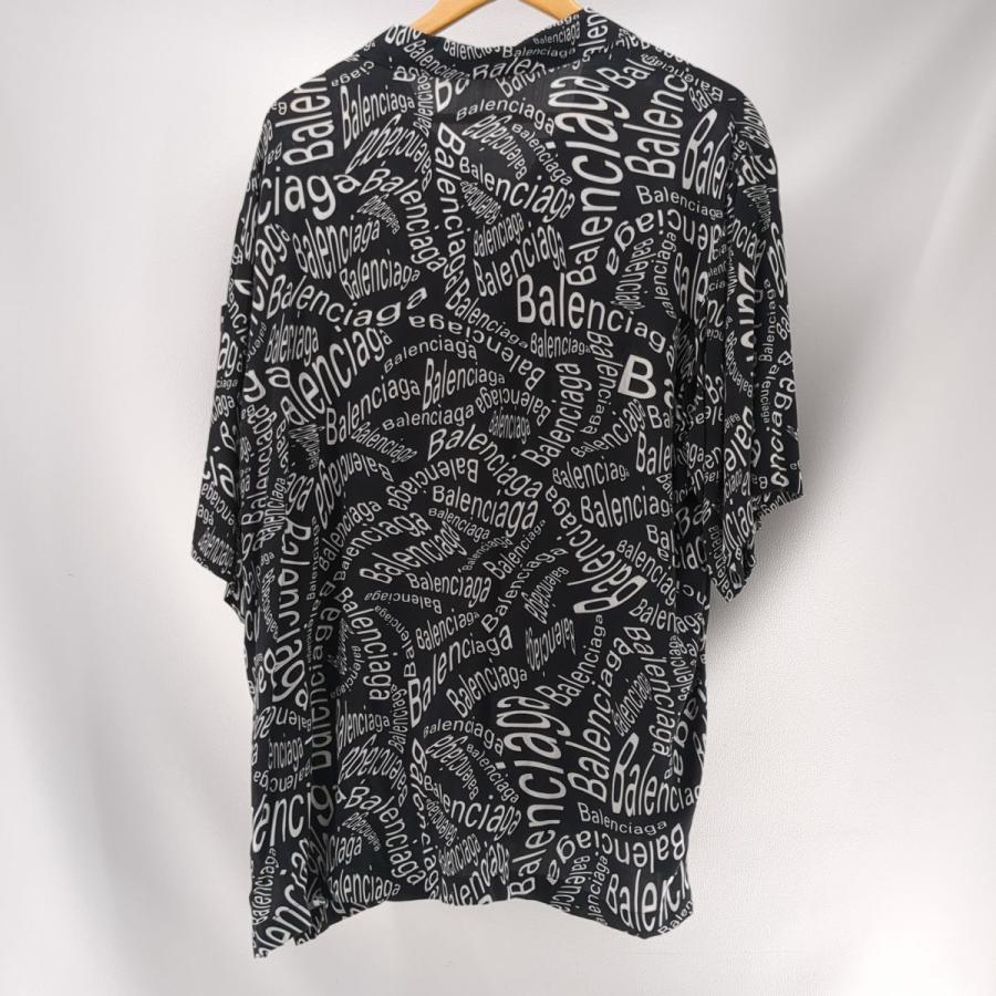 BALENCIAGA バレンシアガ 半袖シャツ サイズ M ブラック メンズ BALENCIAGA バレンシアガ 半袖シャツ サイズ M ブラック メンズ