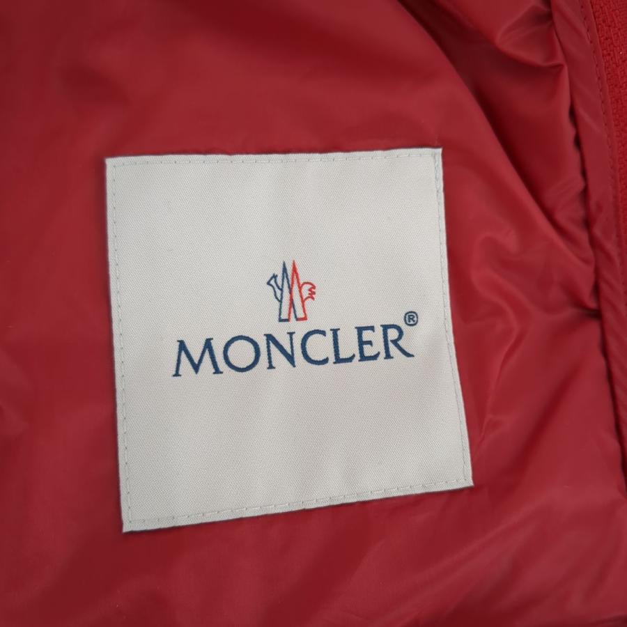 モンクレール　ダウンジャケット　アウター　サイズ 0　肩ワッペン　AVRIEUX　レッド　MONCLER　メンズ　古着　中古　◆3114/高洲店｜pickupjapan｜03