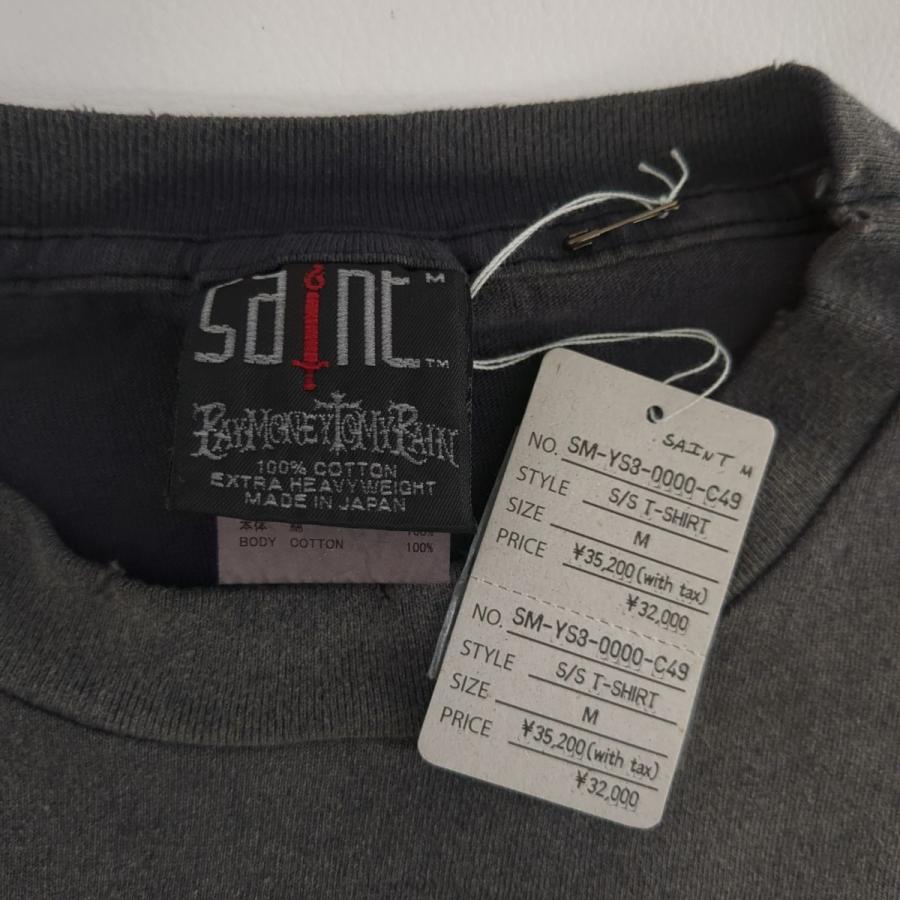 SAINT Mxxxxxx セントマイケル 半袖Tシャツ M ブラック メンズ SAINT Mxxxxxx セントマイケル 半袖Tシャツ M ブラック メンズ