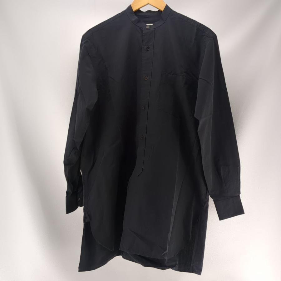 COMOLI コモリ バンドカラーシャツ サイズ 1 ネイビー X01-02002 COMOLI コモリ バンドカラーシャツ サイズ 1 ネイビー X01-02002