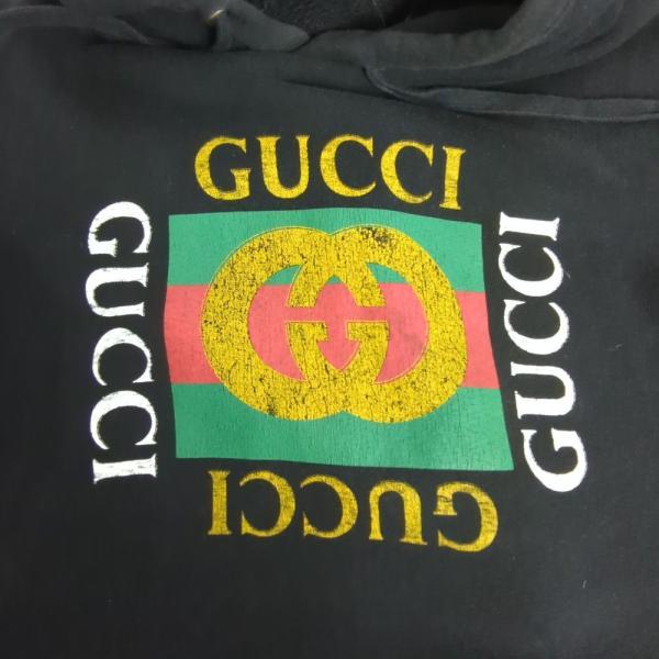 GUCCI（グッチ） スウェット パーカー プルオーバー オールドロゴ GG 