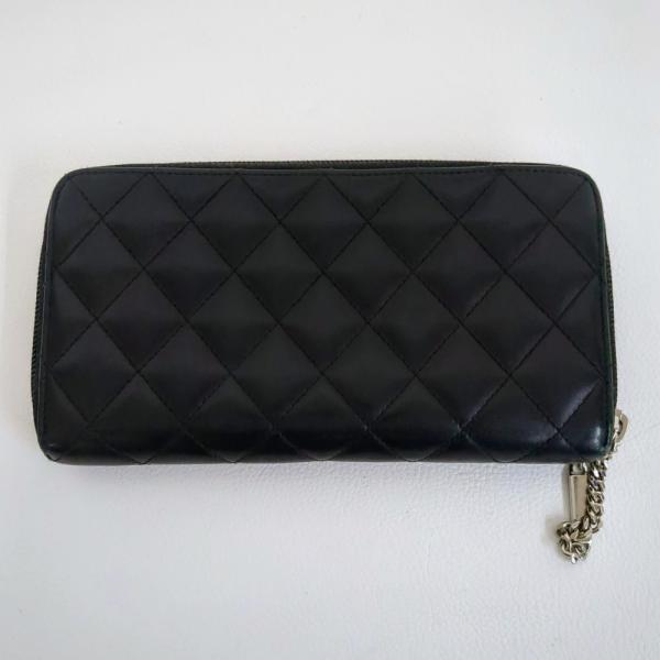 CHANEL（シャネル） 長財布 ラウンドファスナー カンボンライン ◇2010 