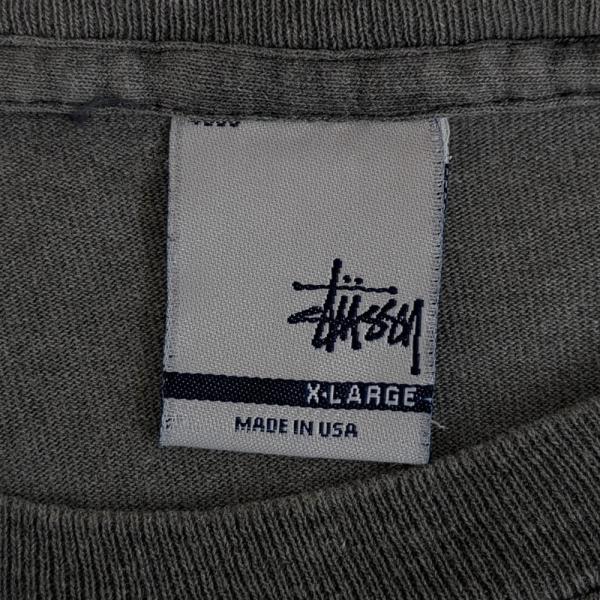 STUSSY（ステューシー） Tシャツ メンズ グレー SIZE XL モノグラム柄 