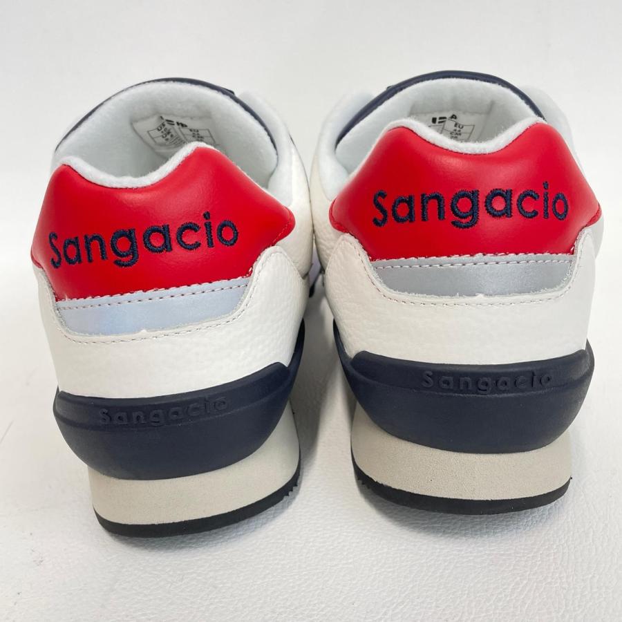 Sangacio サンガッチョ スニーカー ホワイト トリコロール 10周年記念