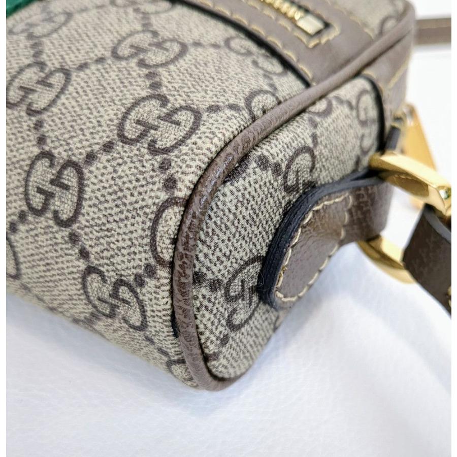 GUCCI GGスプリーム OPHIDIA ミニショルダーバッグ (ベージュ GUCCI GGスプリーム OPHIDIA ミニショルダーバッグ (ベージュ