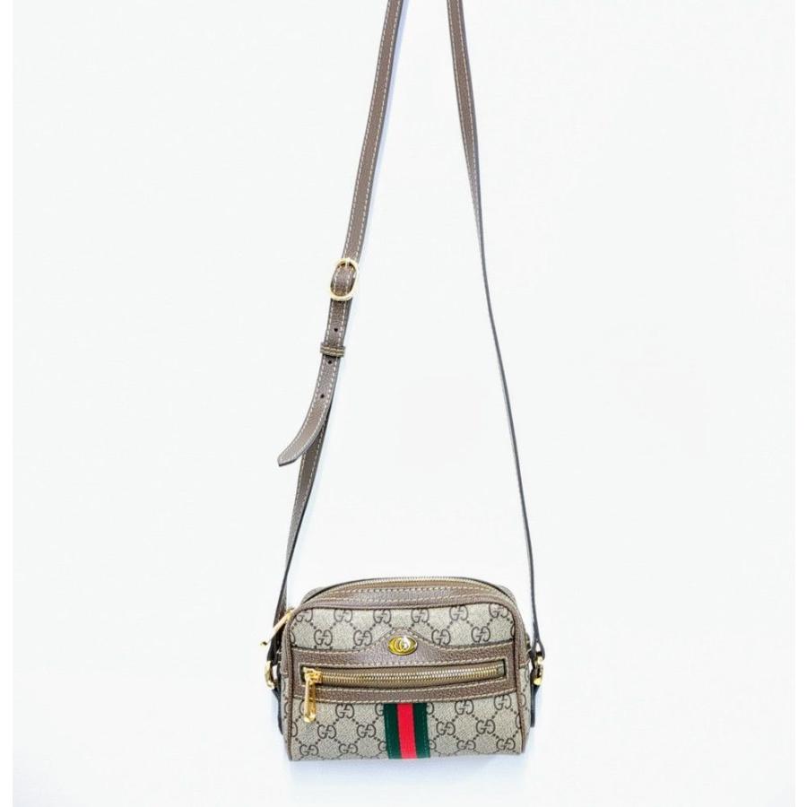 GUCCI GGスプリーム OPHIDIA ミニショルダーバッグ (ベージュ GUCCI GGスプリーム OPHIDIA ミニショルダーバッグ (ベージュ