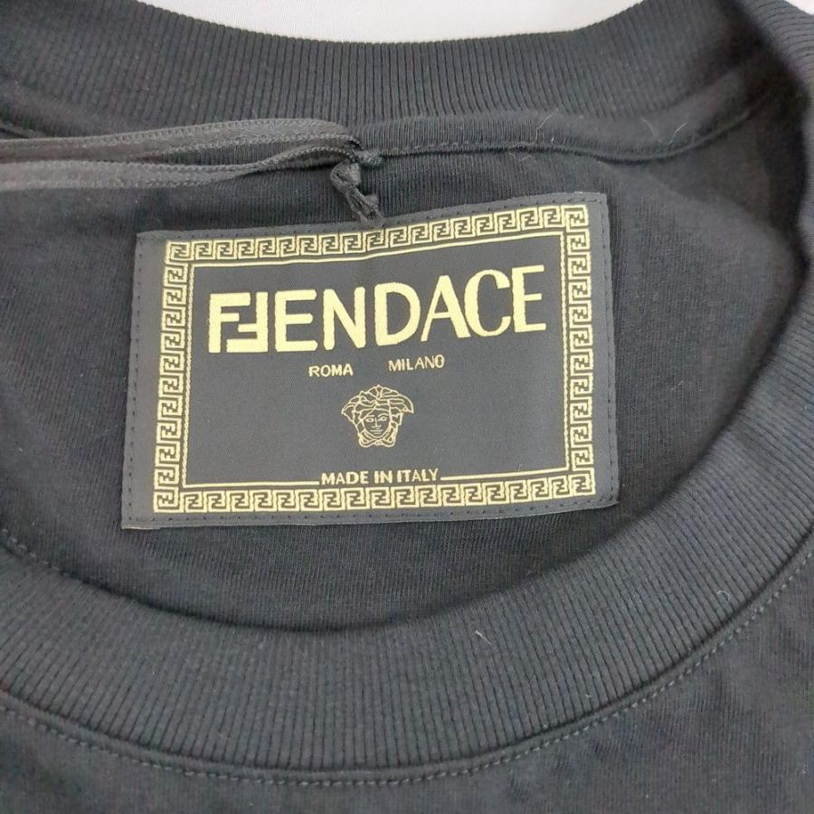 FENDI FENDI×VERSACE フェンダーチェ ロゴ Tシャツ Mサイズ 半袖 FENDI FENDI×VERSACE フェンダーチェ ロゴ Tシャツ Mサイズ 半袖
