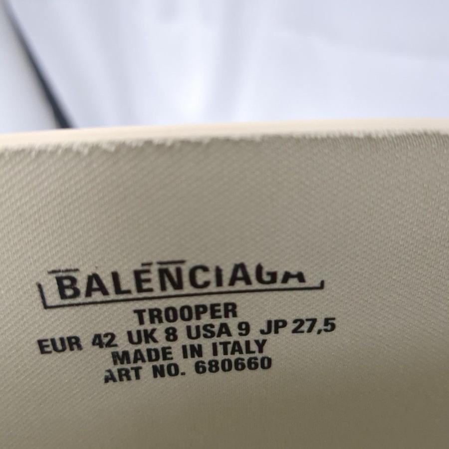BALENCIAGA TROOPER RUBBER BOOT メンズ EUR SIZE 27.5cm 680660 BALENCIAGA TROOPER RUBBER BOOT メンズ EUR SIZE 27.5cm 680660
