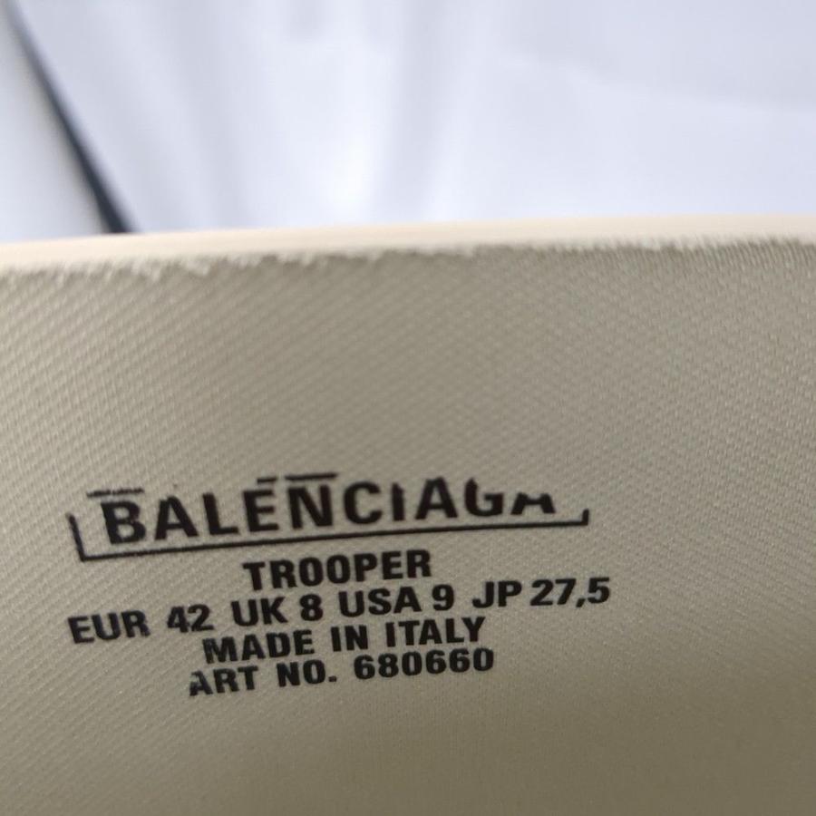 BALENCIAGA TROOPER RUBBER BOOT メンズ EUR SIZE 27.5cm 680660