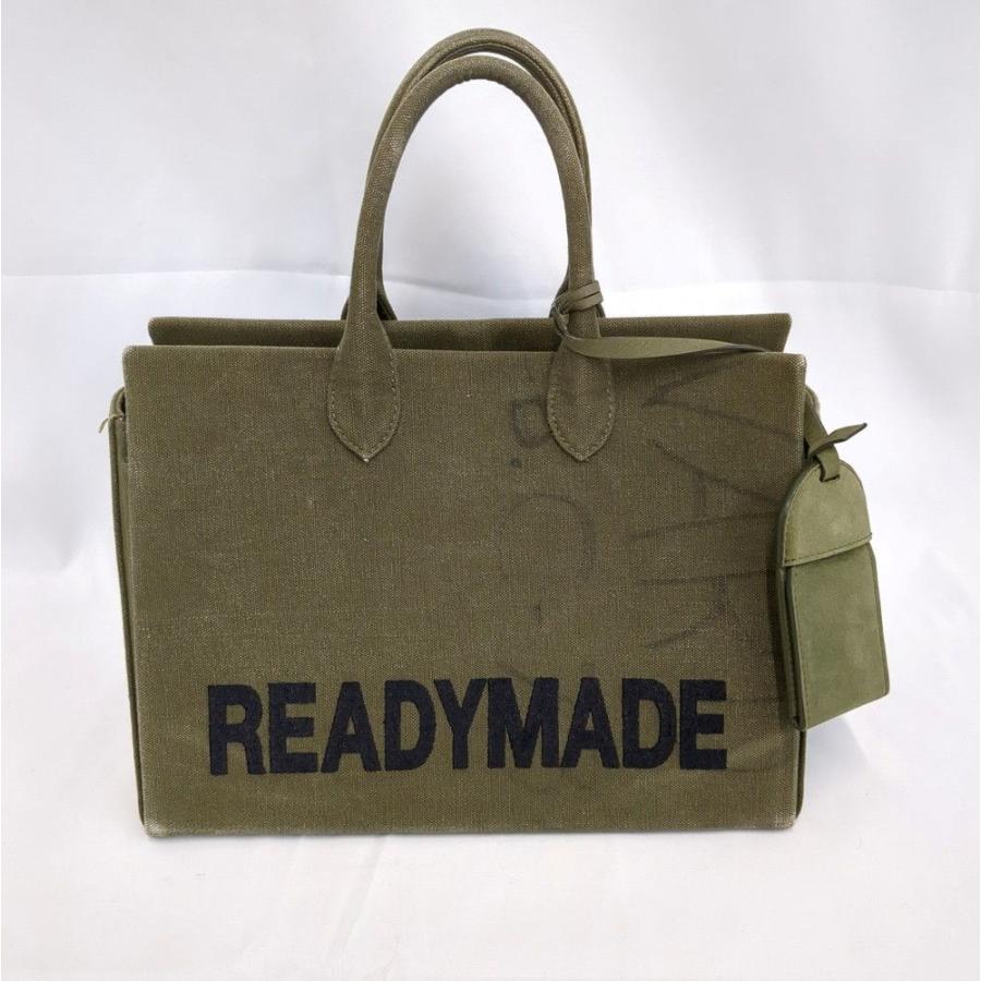 READYMADE Travel Bag リメイク 再構築 ヴィンテージ カーキ READYMADE Travel Bag リメイク 再構築 ヴィンテージ カーキ