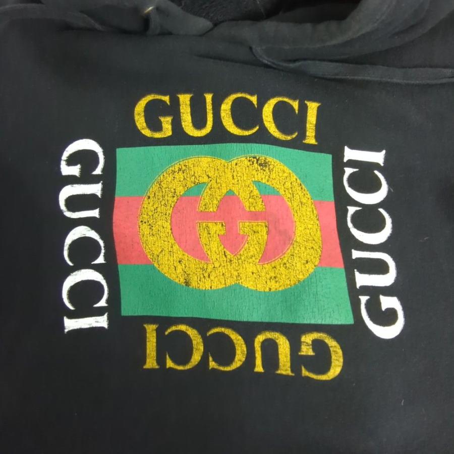 GUCCI グッチ スウェット パーカー プルオーバー オールドロゴ GUCCI グッチ スウェット パーカー プルオーバー オールドロゴ