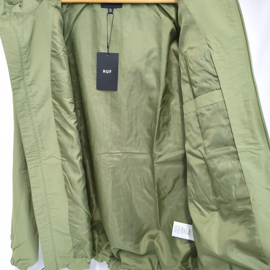 HUF　ESSENTIALS ZIP STANDARD SHELL　メンズ　カーキ　ジャケット　SIZE XL　ハフ　◆3115/登呂店｜pickupjapan｜03