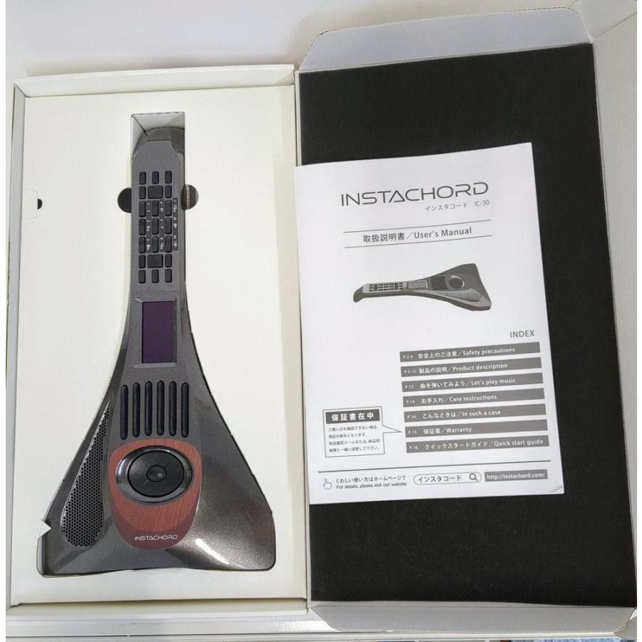 INSTACHORD 電子ギター IC-30 メタリックグレー 元箱 取扱説明書付  