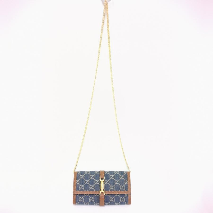 GUCCI（グッチ） チェーンウォレット 652681 ジャッキー GGジャガード