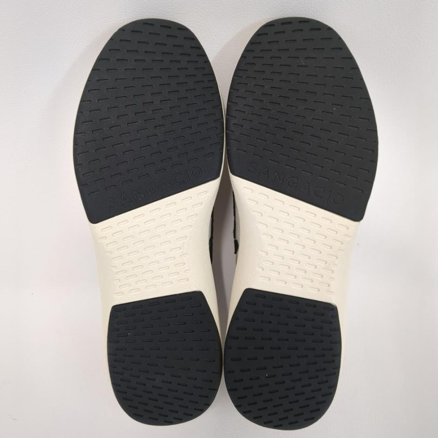 SANGACIO スニーカー にゅ ホワイト x ブラウン SIZE 27.5cm 未 SANGACIO スニーカー にゅ ホワイト x ブラウン SIZE 27.5cm 未