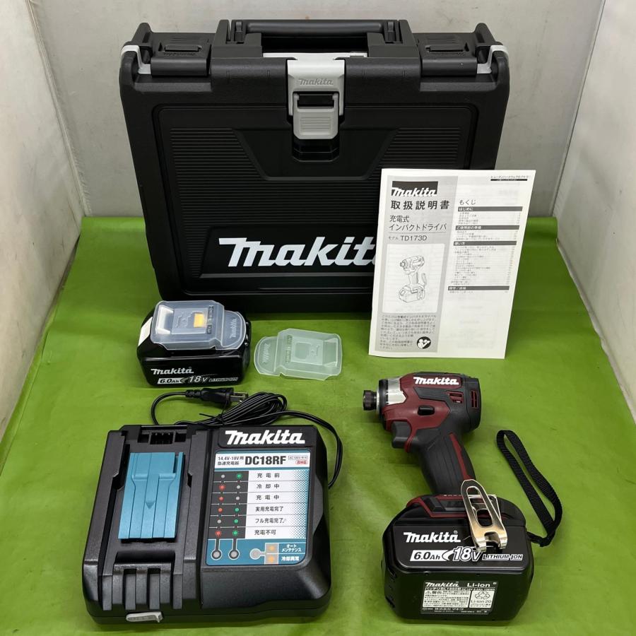 未使用品 makita マキタ インパクトドライバー TD173DGXAR ◇2012 