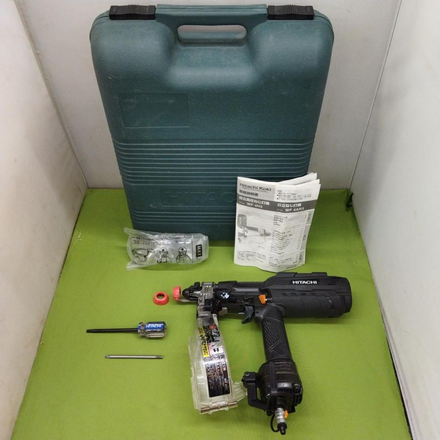 ハイコーキ（旧：日立工機）高圧エア ネジ打ち機 WF4H3 ブラック 使用  